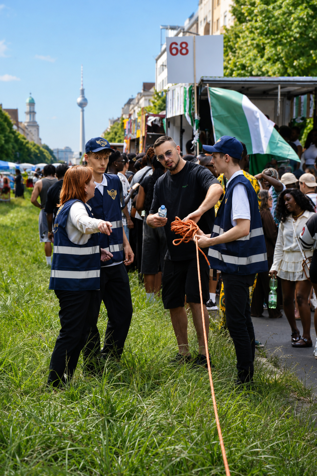 ImmerWach Team im Einsatz beim Karneval der Kulturen in Berlin